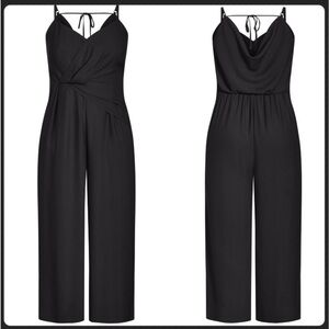 CITY CHIC Sahara Jumpsuit - black SIZE 22